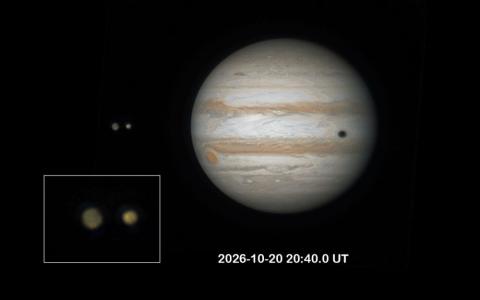 Ganimed je zaklonio Iju na nebu: snimljena rijetka pojava među Jupiterovim mjesecima