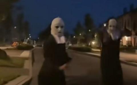 Maskirane „časne sestre“ u Banjoj Luci uznemirile građane, a riječ je o TikTok performansu