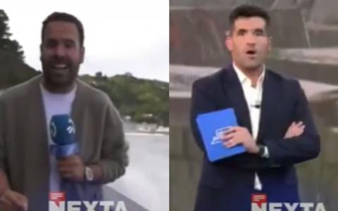 Novinar upozoravao na opasne valove, pa ga jedan od njih zahvatio usred prijenosa uživo