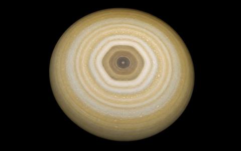 Oko južnog pola Saturna formira se misteriozna struktura s deset stranica