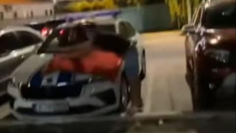 Raširili albansku zastavu na policijskom vozilu u Crnoj Gori pa se pohvalili na TikToku — policija brzo reagovala