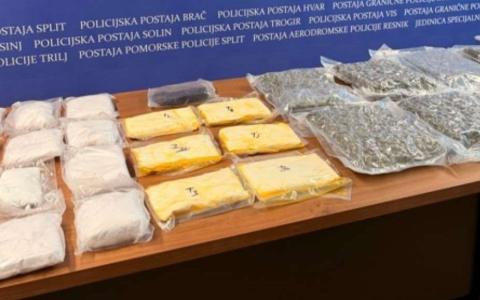 Rekordna zapljena u Splitu i okolini: policija oduzela više od 38 kilograma droge, osam osoba pod istragom