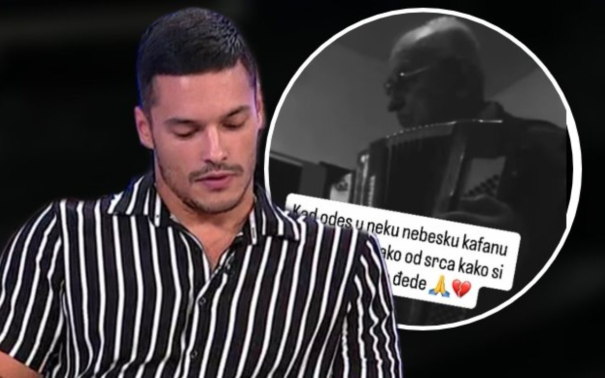 Bivši učesnik Zadruge Marko Marković objavio emotivan oproštaj od dede