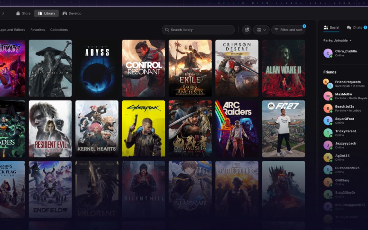Epic objavio novi games launcher pisán uz pomoć vještačke inteligencije, tvrde da je brži od Steama