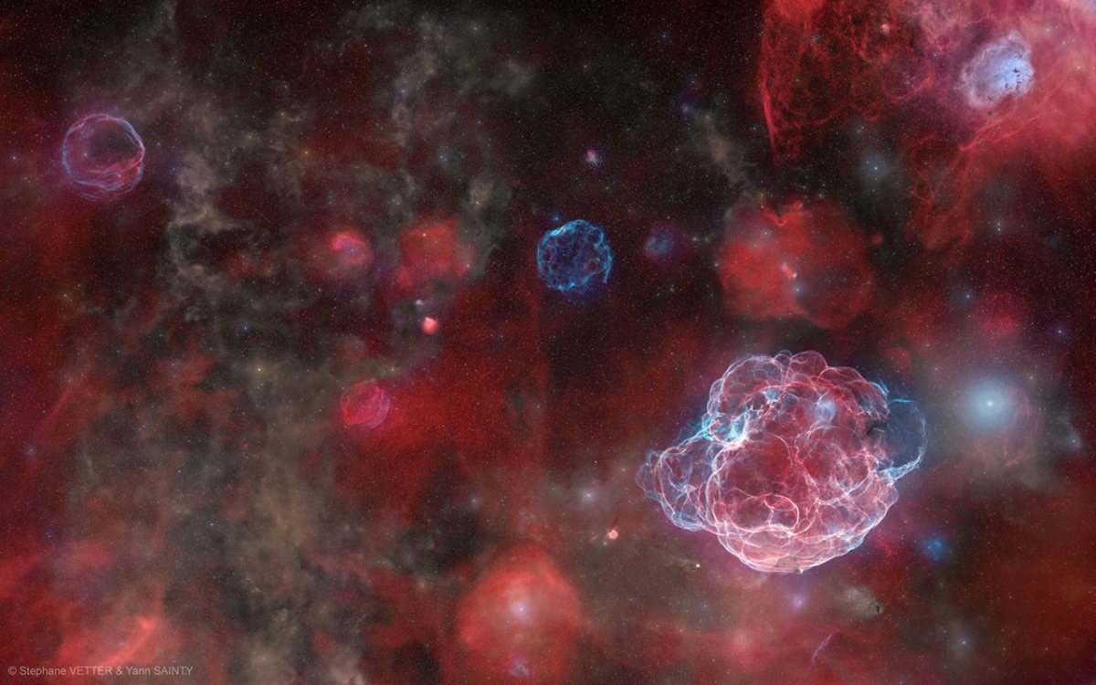Fotografija sa Maroka otkrila tragove pet drevnih supernova u sazviježđu Kočijaša