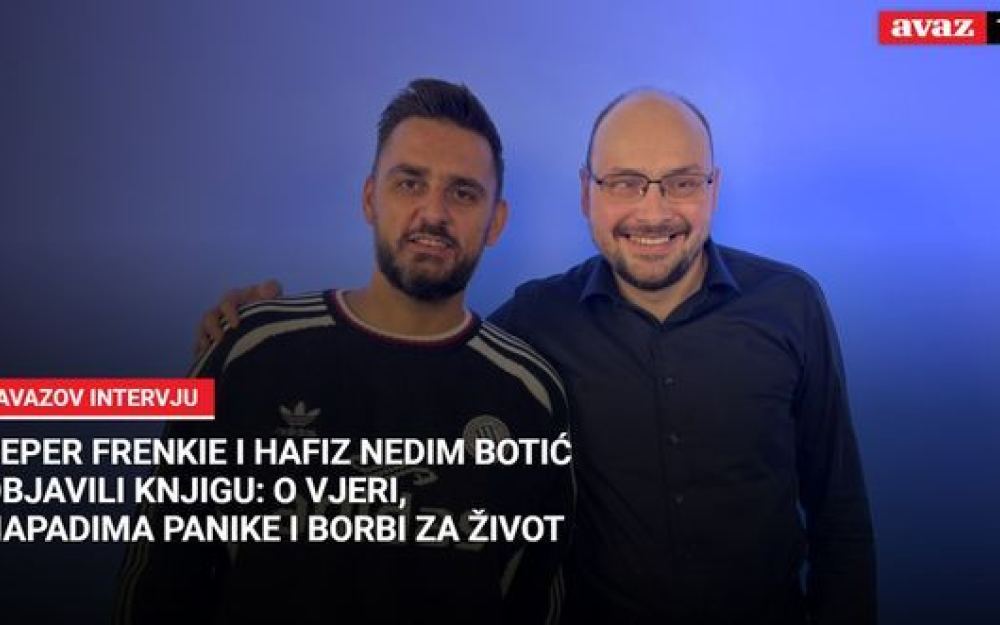 Frenkie i hafiz Botić objavili knjigu razgovora o vjeri, panici i novim počecima