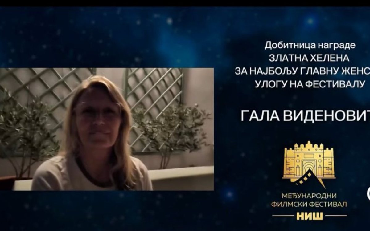 Gala Videnović osvojila Zlatnu Helenu za najbolju glumicu