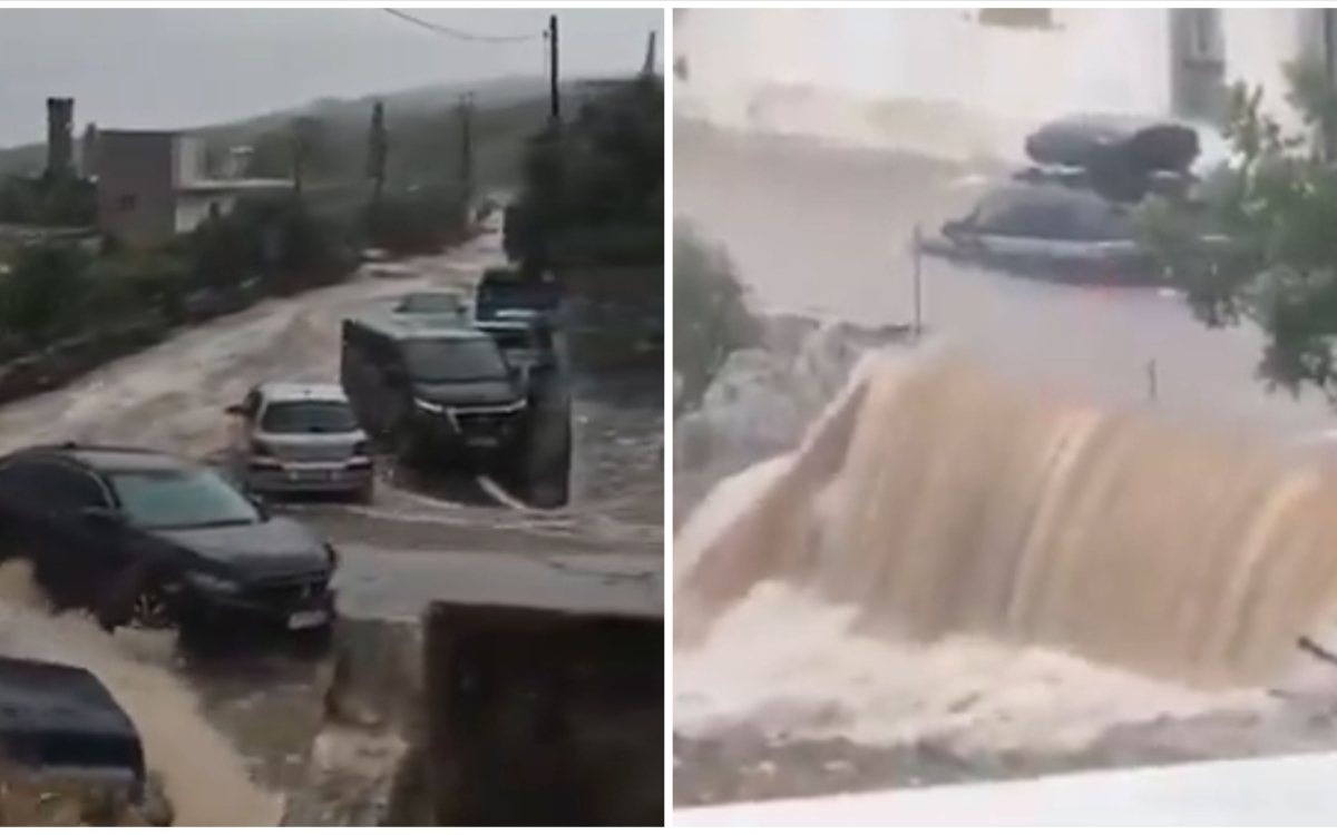 Grom udario u automobil na Peloponezu, žena prevezena u bolnicu