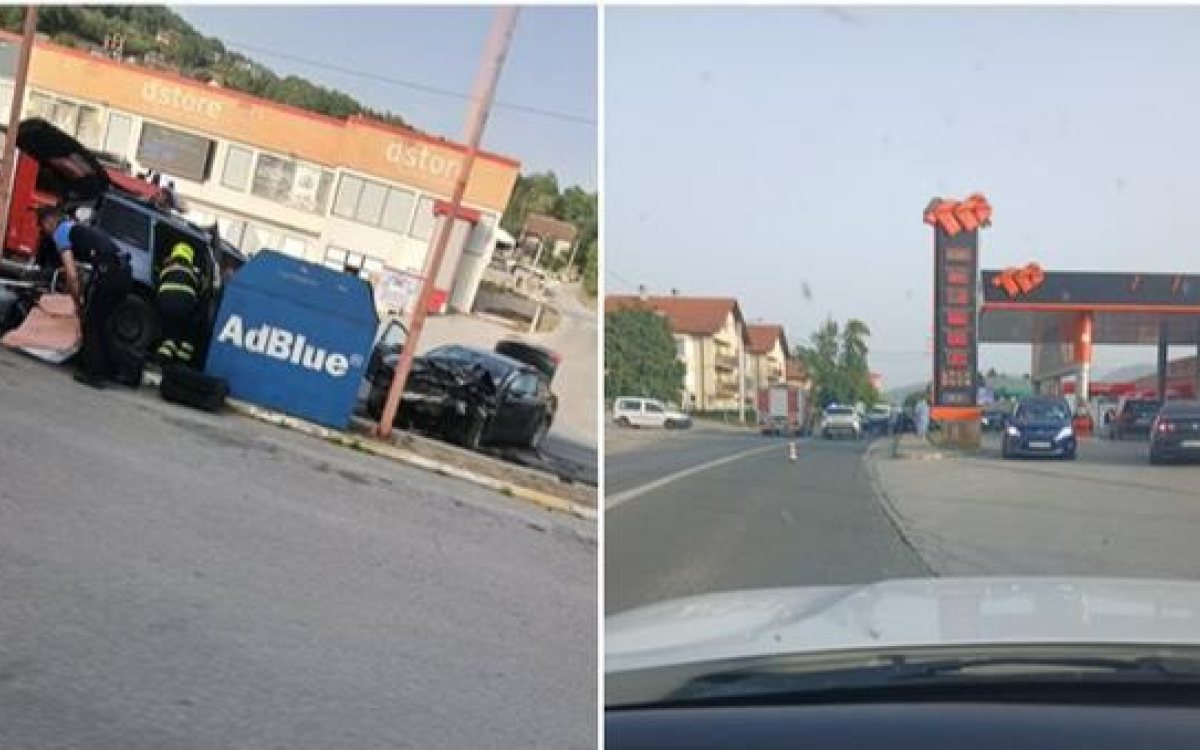Haos kod Travnika: Vatrogasci izvlače povrijeđene putnike iz smrskanog automobila