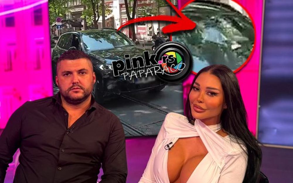Maja Marinković i Asmin Durdžić zajedno u autu dan nakon svađe, na kamenu se i dalje vide razbijena šoferšajbna