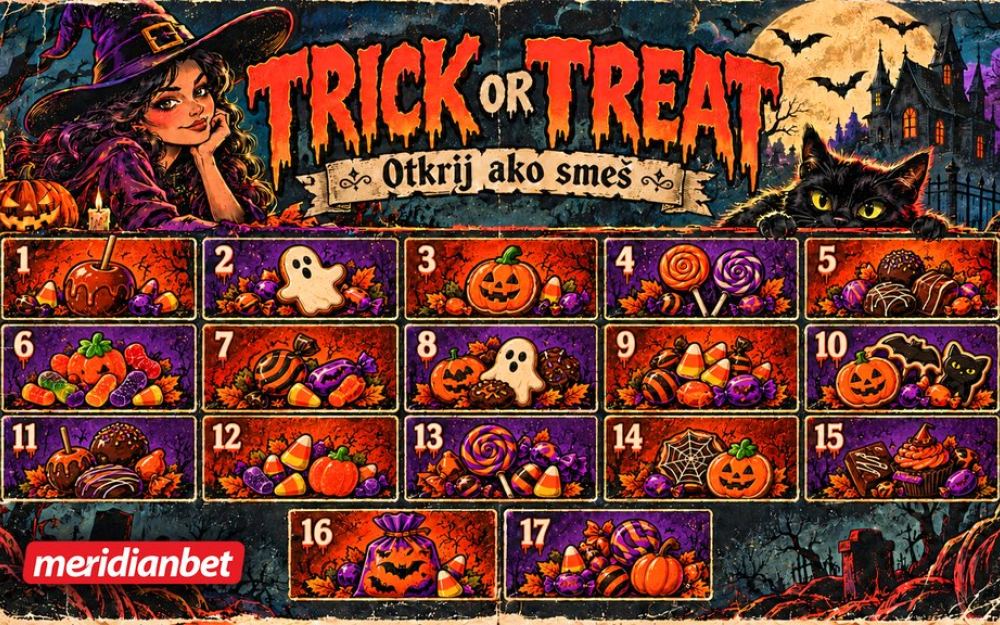 Meridian pokrenuo Halloween kalendar s nagradama: 17 misterioznih polja otključava se dan za danom