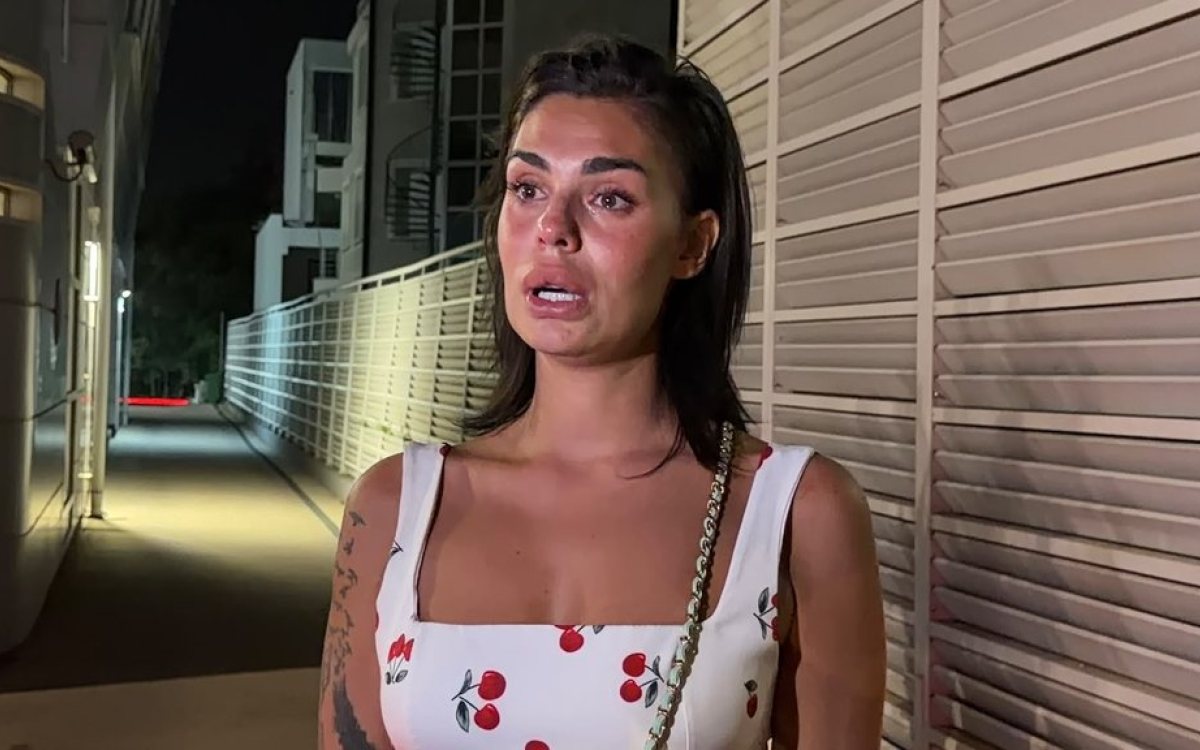Mina Vrbaški u suzama sačekala Viktora Gagića ispred Pinka, on odbio da joj priđe