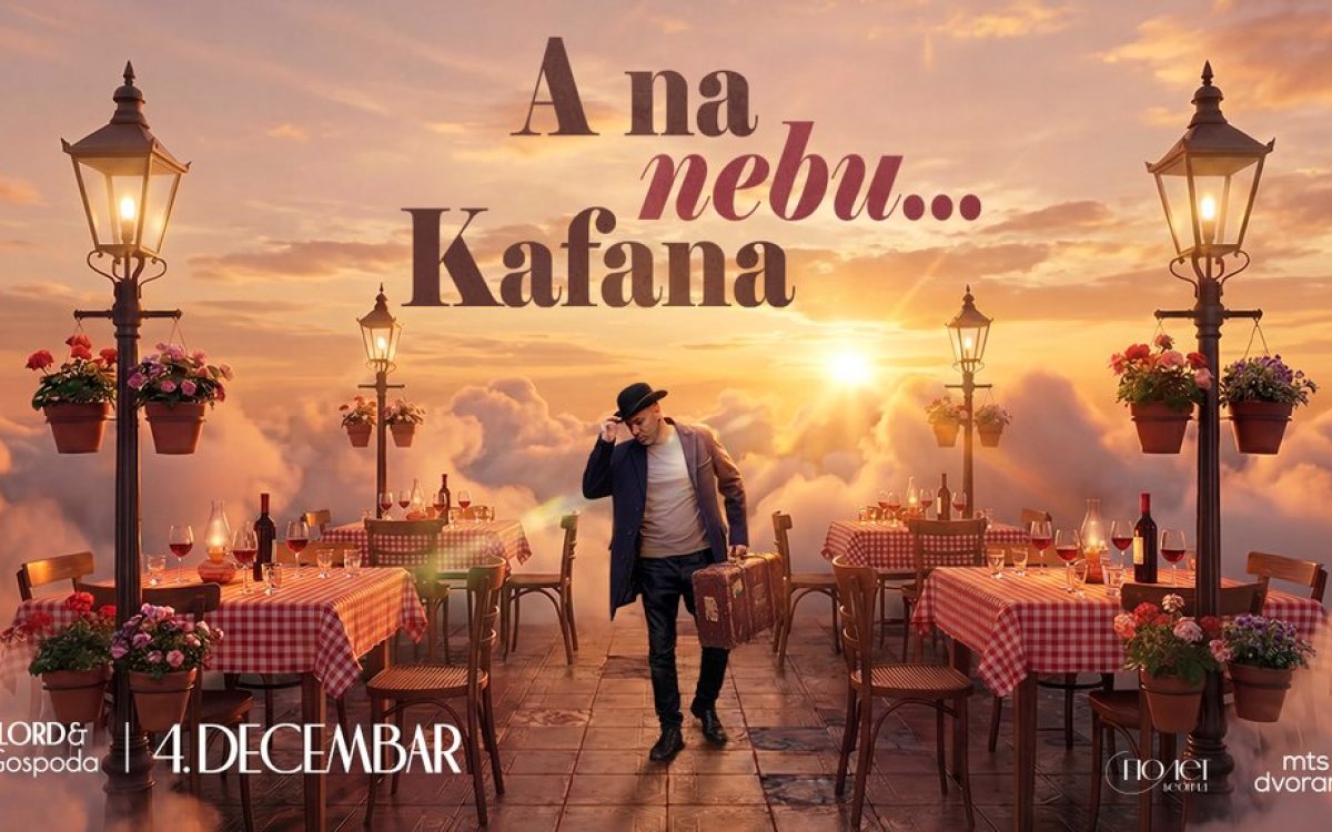 Muzički kabare „A na nebu… kafana“ 4. decembra u MTS Dvorani