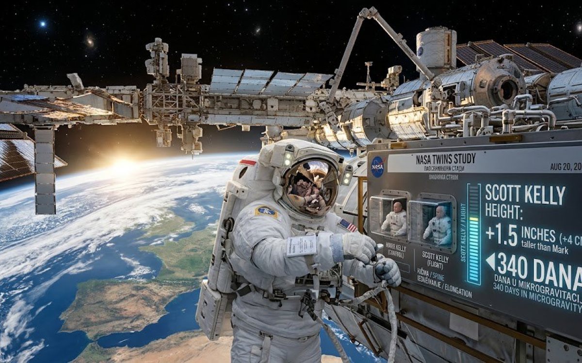 Nakon 340 dana u svemiru, astronaut se vratio na Zemlju viši od svog brata blizanca