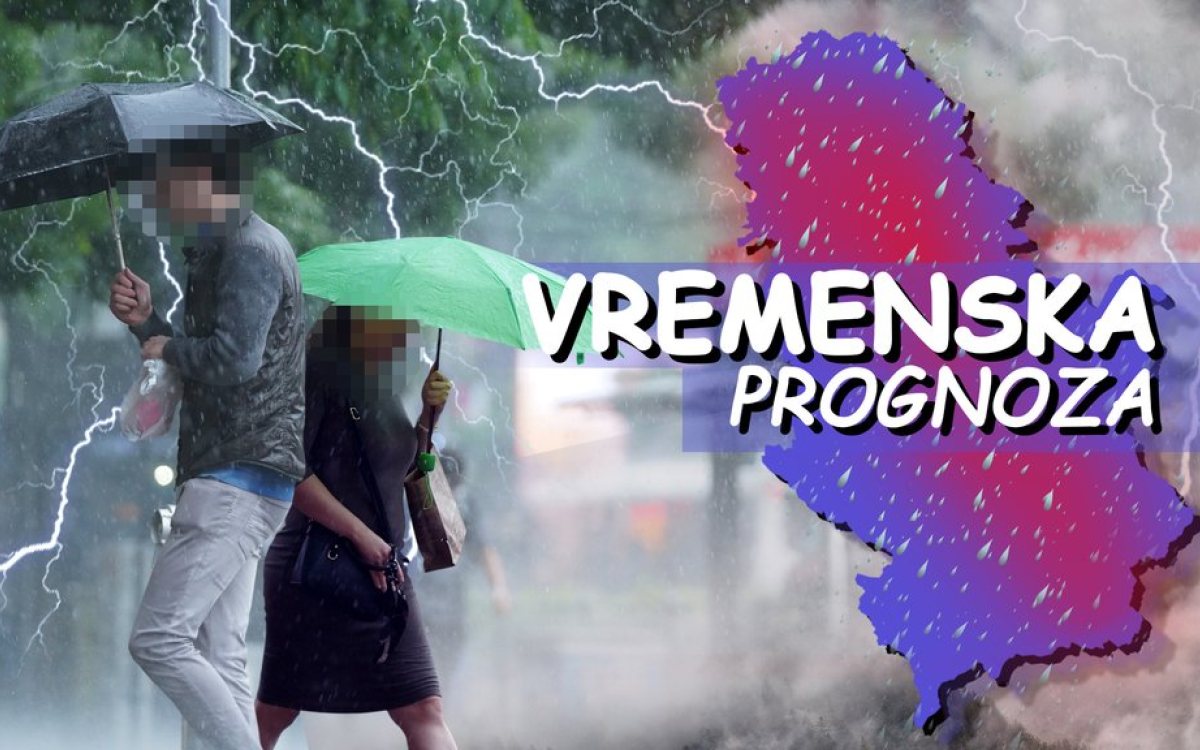 Nakon paklenih vrućina u Srbiji slijedi preokret: kiša i grmljavine u pojedinim dijelovima zemlje