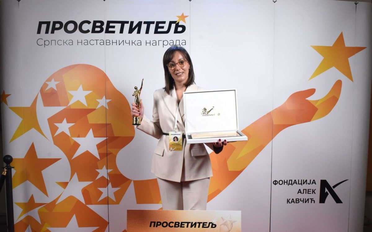 Nastavnica iz Užica Marica Lazović najbolji prosvjetni radnik Srbije za 2026. godinu