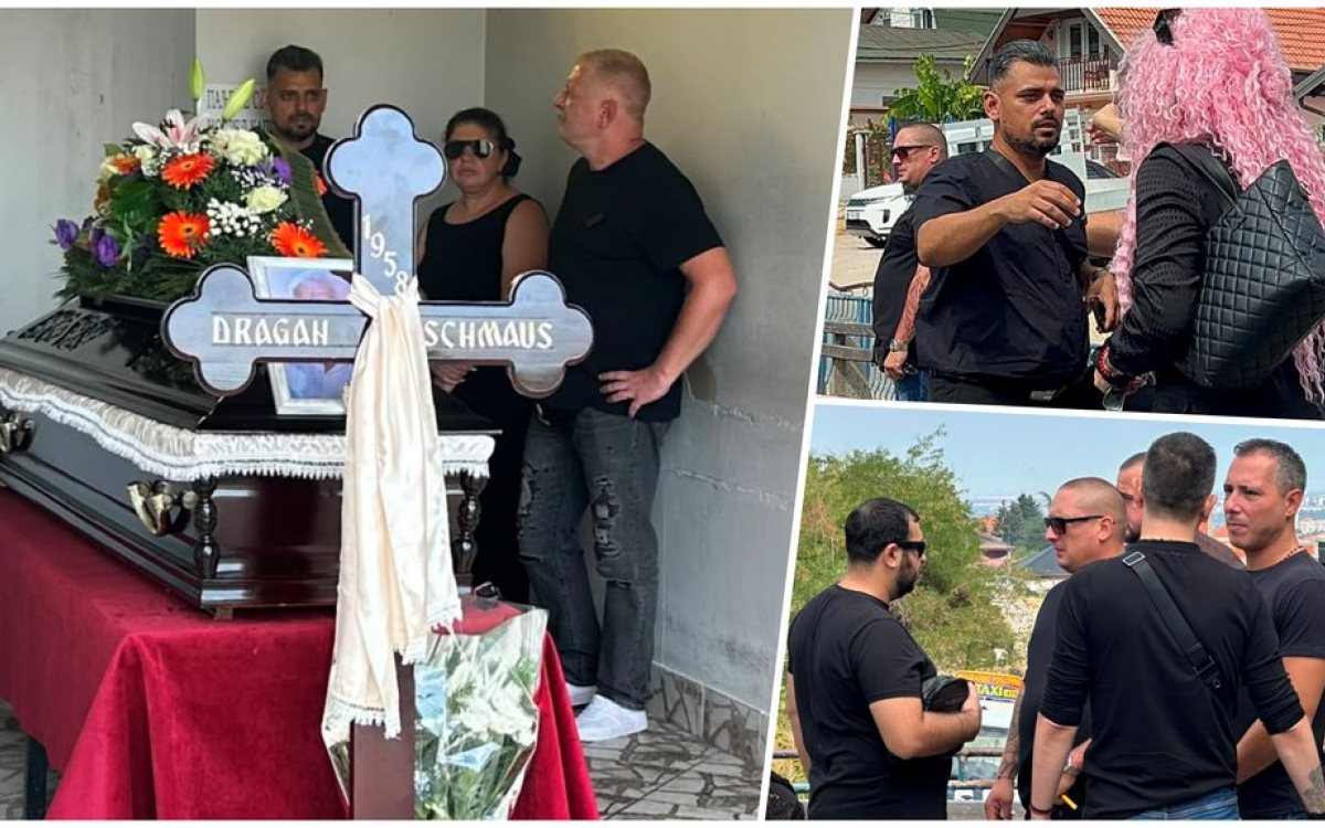 Potresne scene na groblju u Sremčici: Bora Santana sahranio oca, podršku mu pružio bivši cimer