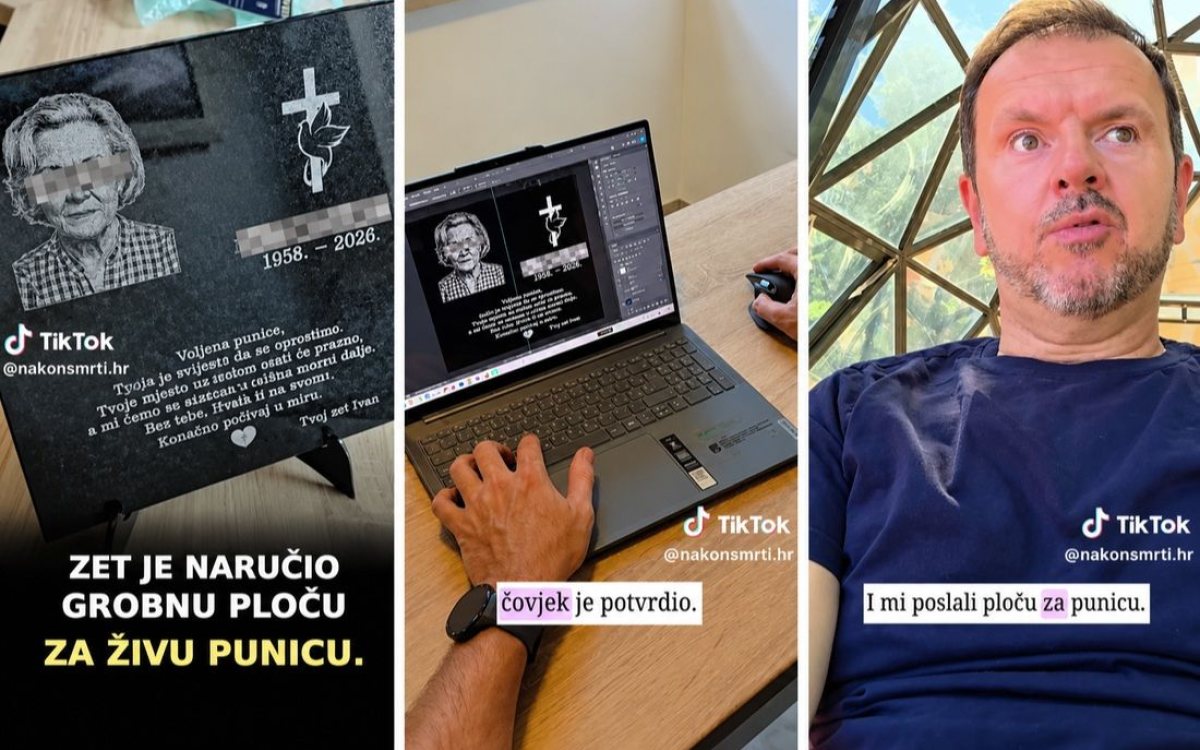 Živoj tašti naručena nadgrobna ploča: šala zeta završila u gubitušu za proizvođača